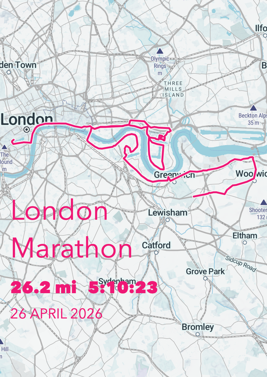 First marathon poster example